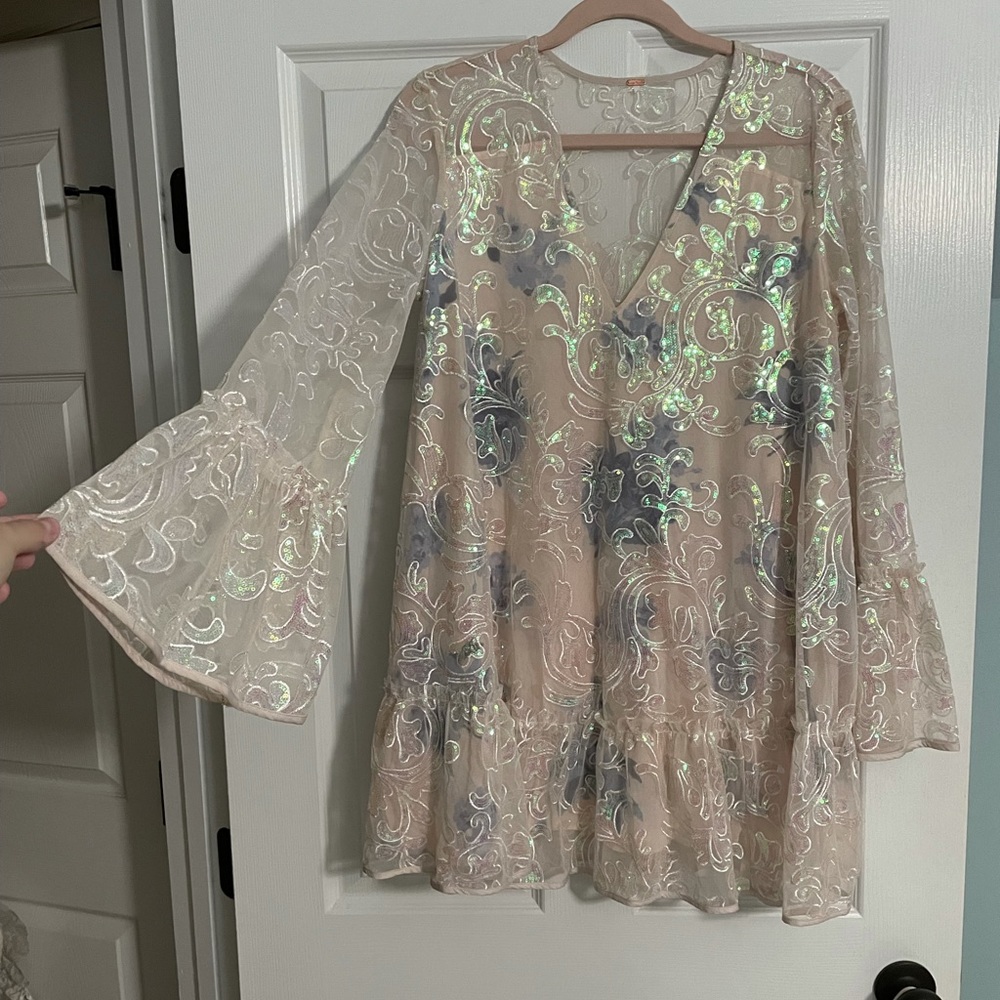 beautiful free people iridescent mini